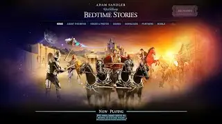 Bedtime Stories Flash Website in 2008
