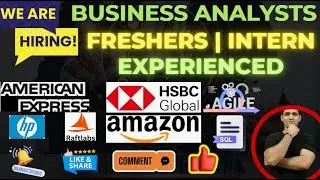 Business Analyst Jobs for Freshers in India | Business Analyst Jobs in 2024 | Business Analyst jobs
