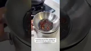 Cook Smarter: 2-in-1 Oil Filter Pot with Strainer | Perfect for ReusingCook Oil. #amazonaffiliate