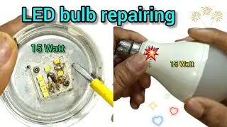 15 Watt LED bulb repair 😀👉 how to repair led bulb