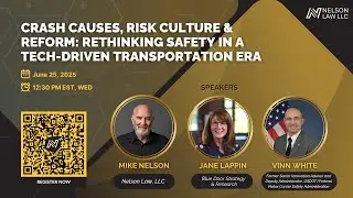 Crash Causes, Risk Culture & Reform: Rethinking Safety in a Tech-Driven Transportation Era