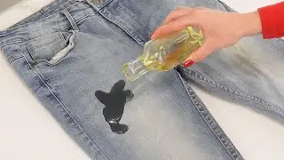 Remove Grease Stains Without a Single Drop of Detergent. Works Faster Than a Stain Remover