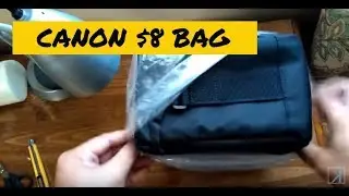 UNBOXING the CANON $8 Camera Bag