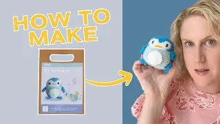 Kmart penguin mini diy crochet kit - how to make #kmartaustralia #crochetforbeginners