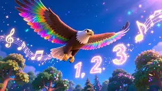 Eagle Soars on Music Roads | Fun Nursery Rhyme Song for Kids
