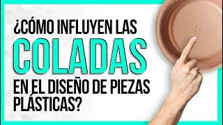¿Cómo afectan los tipos de colada en el diseño de una pieza de plástico inyectado?