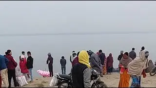 baikatpur dhan me गंगा sanaan #ganga my YouTubechannel bhai akalesho