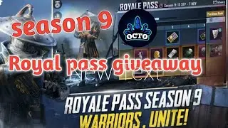 ROYAL PASS SEASON 9 GIVEAWAY | OCTO GAMING