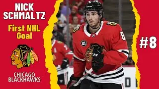 Nick Schmaltz #8 (Chicago Blackhawks) first NHL goal Oct 15, 2016 (Classic NHL)
