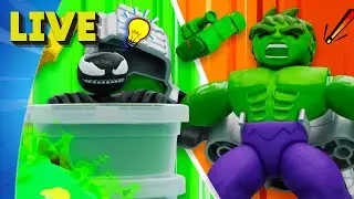 🔴 LIVE Marvel & Star Wars | Play-Doh Minisodes! 💥 Spider-Man, Mandalorian & More! ⚡️ Kids Videos