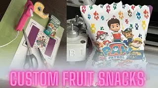 Custom Fruit Snacks Wrapper: How To Design and Assemble with Cricut
