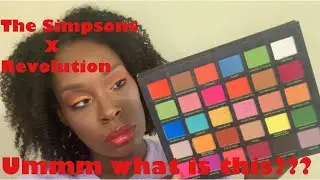 I Tried The Simpsons x Revolution Palette (TreeHouse of Horror)