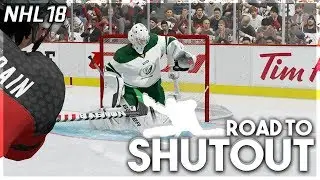 NHL 18 ROAD TO SHUTOUT #7 *MY WORST GAME EVER*