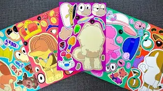 [🌟paper diy🌟] Bluey and Bingo Family Stickers | Fun Paper Activity with Bluey, Bingo, Mum & Dad