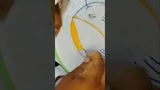 Bordando mango- #puntadaderelleno #embroidery #bordado #frutas #mango #hilotreshebras
