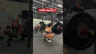 Amy Squat 200lbs | Big Bend Strength | Olympic Weightlifting | OlyStrong | Big Bend Squat