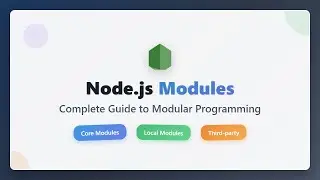 Node.js Modules for Beginners: Simplify Your Code!
