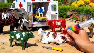 AMAZING Toy Animals Walking 🐄🐘 | Cow & Elephant | WADIDAU‼️