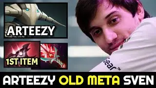 ARTEEZY back to OLD META SVEN &mdash; First Item Armlet of Mordiggian Dota 2