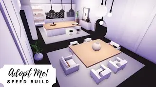 Modern Contemporary Lunar Home Speed Build 🌑 Roblox Adopt Me!