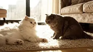 CUTE Cat Fight Video