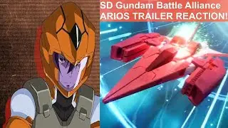 SD GUNDAM BATTLE ALLIANCE: ARIOS GUNDAM REACTION! #SDGundamBA
