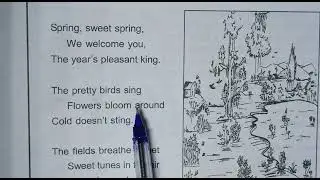 'Spring' chapter - 7/subject- English/class 4