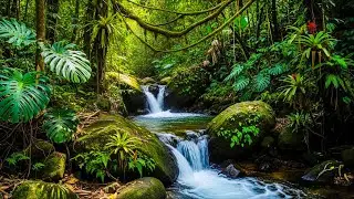 River Flowing Birds Chirping | Calm Nature Ambience to Start Your Morning with Peace and Focus #011