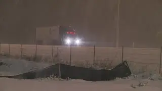 Slippery roads as lake effect snow impacts Ashtabula County