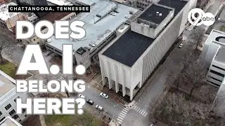 Residents rally against proposed AI data center inside old Tennessee county jail