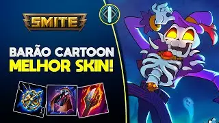 Melhor skin do Bar&atilde;o! CARTOON! BARON SAMEDI MID - ⚡ Smite BR Conquista