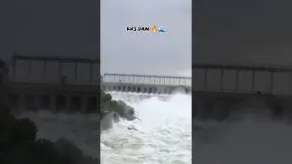 KRS DAM 🔥🌊 Mysore #explore #dam #waterfall #mysore #mandya