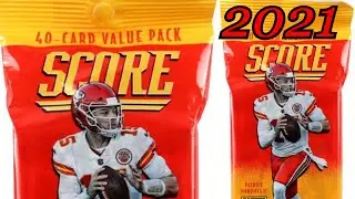 NFL 2021 SCORE FAT PACKS 40 cards each!