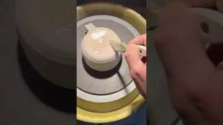 Waxing bottoms&hellip;..          #clay #pottery #ceramicart #sculpture #diy #creativeclayideas