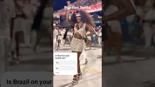 Brazilian Samba Queen Shines! 🇧🇷🔥 Mesmerizing Dance in Rio 👑