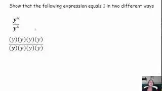 zero power rule exponents