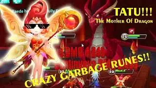 Summoners War - Easy DB10 with *4 of 2nd awakening Tatu !!