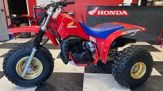 1983 Honda ATC250r Extremely low hour survivor.  Lightly restored. Air cooled. D&A Restorations.
