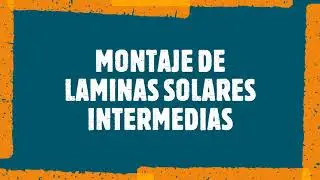 Montaje laminas solares homologadas