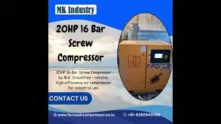 20HP 16 Bar Screw Compressor