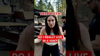 LIVING IN A VAN FRAUD?! #vanlife #camping #travel #vanlifetravelvlog #shower