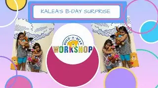 BUILD-A-BEAR WORKSHOP KALEA'S 3rd BIRTHDAY SURPRISE. Creating a New Friend To Squeeze | POWER GIRLZ