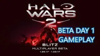 HALO WARS 2 BETA DAY 1 GAMEPLAY!! ( Soaringjam )