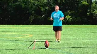 Mike Hollis ProForm Kicking Instructional Video Snippet - Foot Placement Back Swing Kick Swing