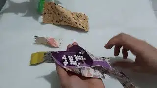 Origami candy wrapper | easy origami candy paper