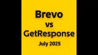 Brevo  Vs GetResponse July 2025