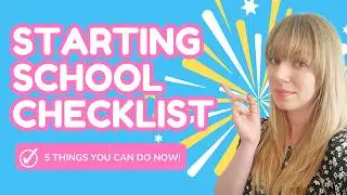 Last-minute school checklist! | Starting School
