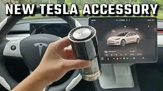 Reviewing a new Tesla accessory: VICSEED Smart Car Air Freshener