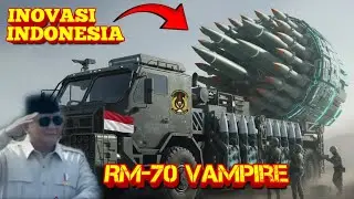 GAWAT!! INOVASI BARU INDONESIA Roket RM-70 VAMPIRE Siap Hancurkan 3 Hektar Wilayah! Taji Marinir TNI
