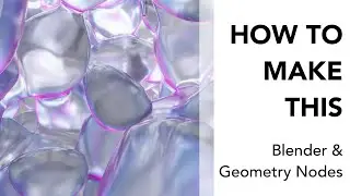 Colorful Bubble Renders | Blender & Geometry Nodes Tutorial